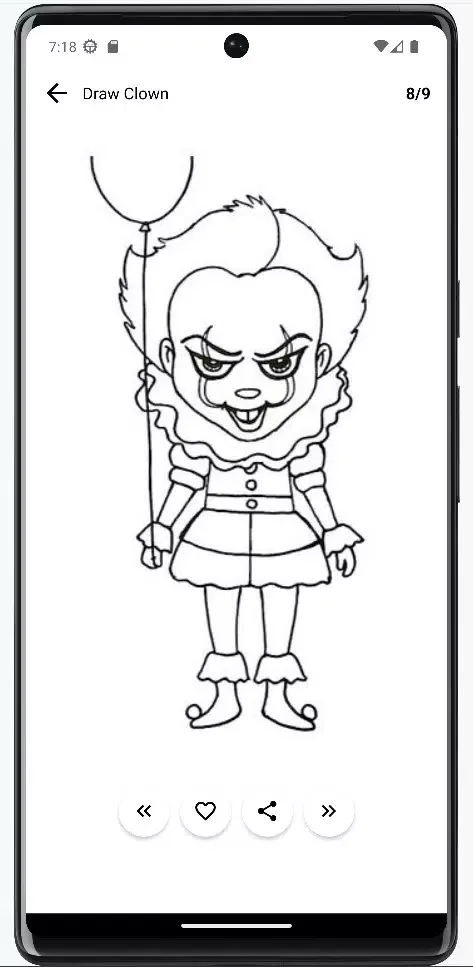 Capturas de pantalla de How to Draw Killer Clown