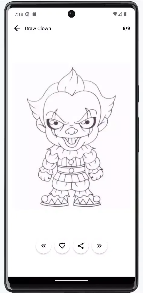 Capturas de pantalla de How to Draw Killer Clown