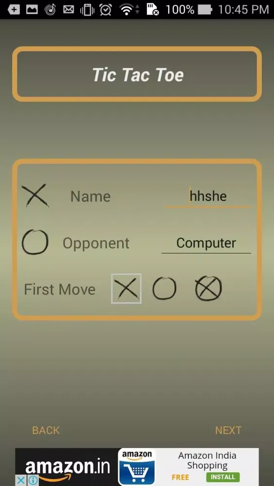 Captures d'écran de Tic Tac Toe