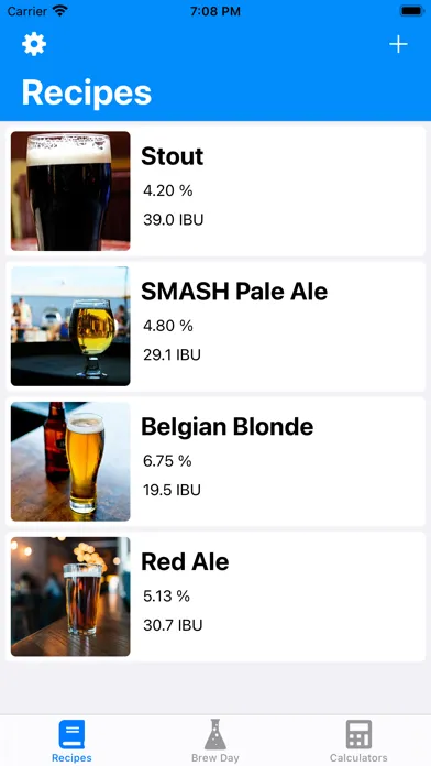Capturas de tela do Beer Lab