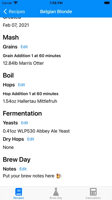 Capturas de tela do Beer Lab
