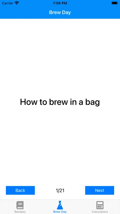 Capturas de tela do Beer Lab