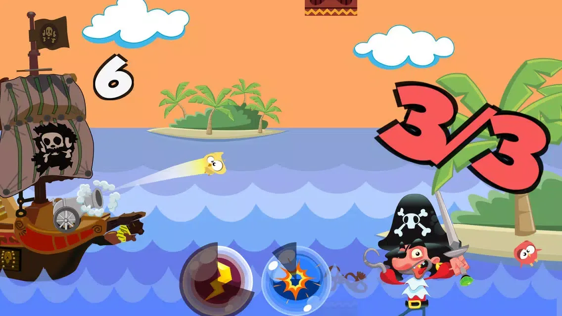 Tangkapan skrin Smashy Bird and Angry Pirate