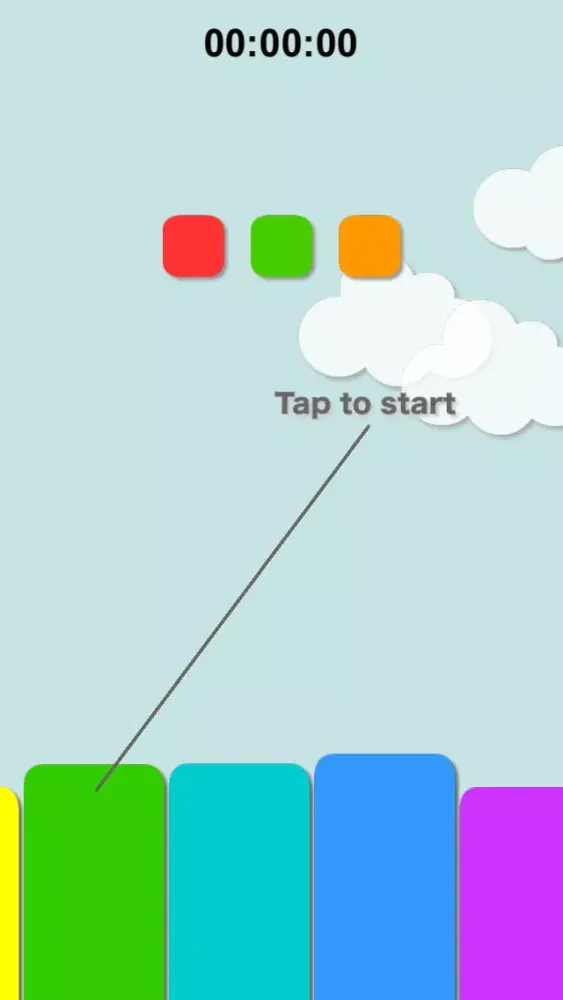 Captures d'écran de Touch Rainbow