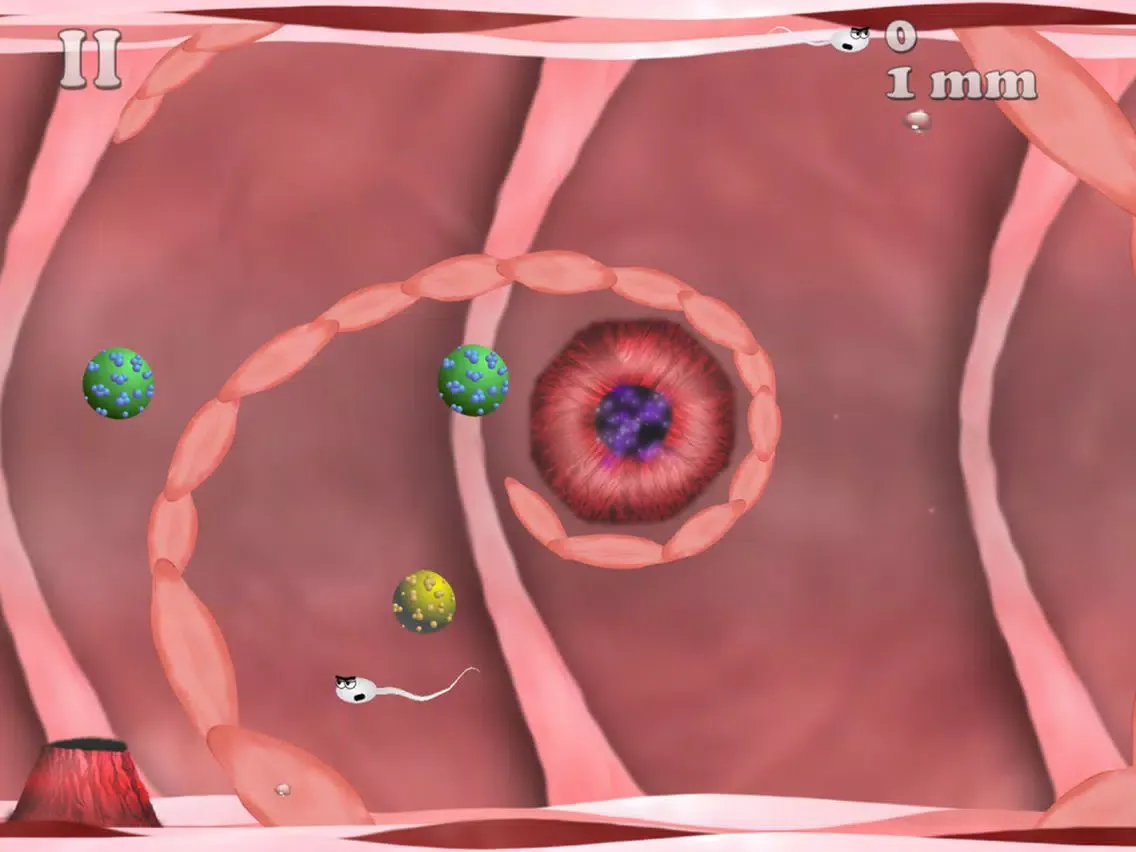 Jizz The Sperm Cell Game iPad  Screenshots