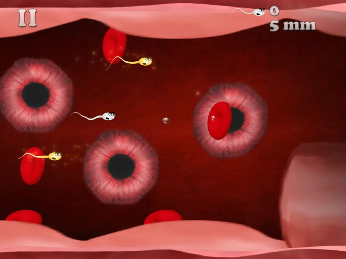 Jizz The Sperm Cell Game iPad  Screenshots