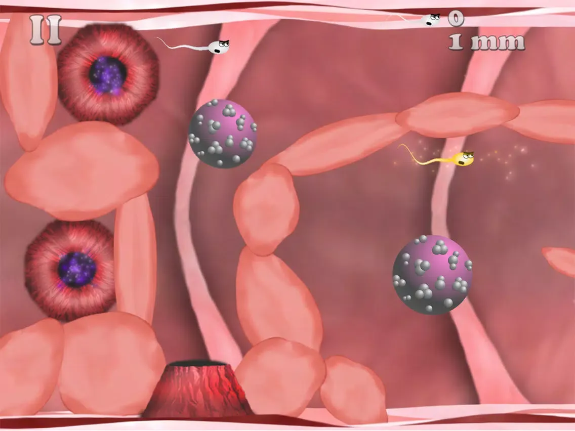 Jizz The Sperm Cell Game iPad  Screenshots