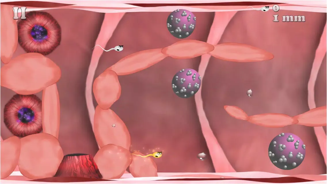 Jizz The Sperm Cell Game Screenshots