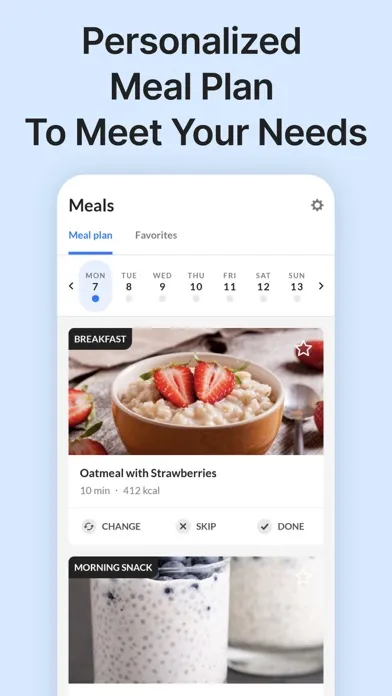 Скриншоты Perfect Body - Meal planner