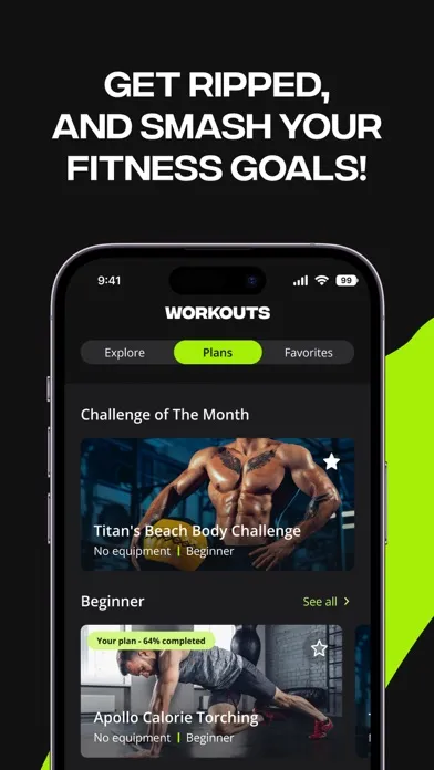 Prime Shape: Workouts & Diet Screenshots