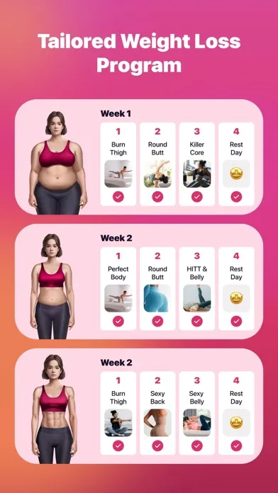 YzyFIT: female fitness at home应用截图