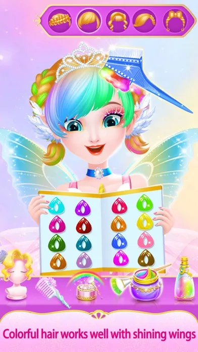 Capturas de tela do Sweet Princess Fantasy Hair