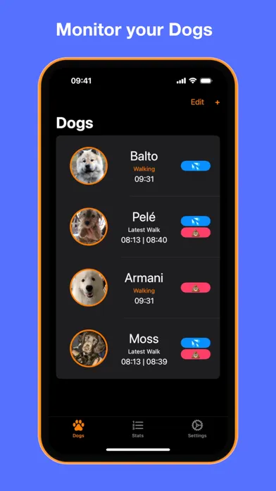 GoDogs - Track Dog Walks স্ক্রিনশট