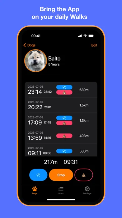GoDogs - Track Dog Walks স্ক্রিনশট