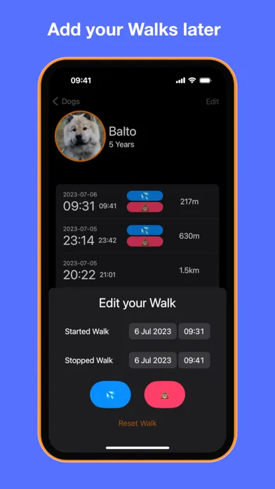 GoDogs - Track Dog Walks স্ক্রিনশট