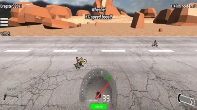 Tangkapan skrin Drag Bikes 3 - Moto dragracing