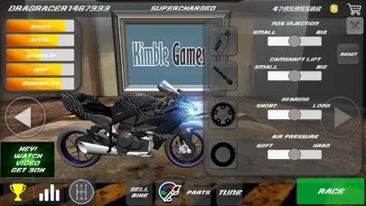 Ảnh chụp màn hình của Drag Bikes - Motorbike edition