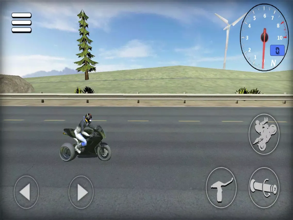 ภาพหน้าจอของ Wheelie Rider 2D iPad 