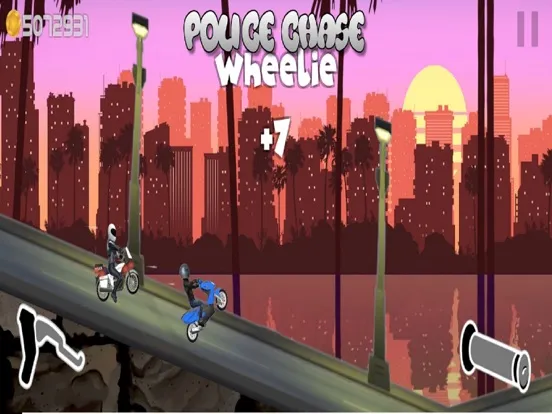 ภาพหน้าจอของ Wheelie Bike iPad 