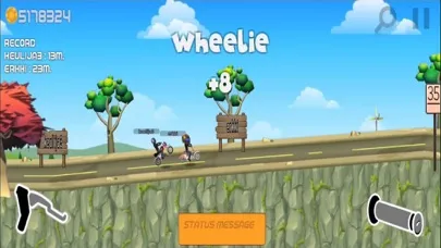 ภาพหน้าจอของ Wheelie Bike