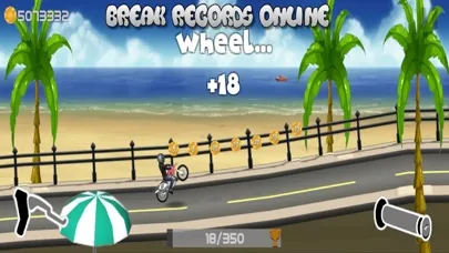 ภาพหน้าจอของ Wheelie Bike