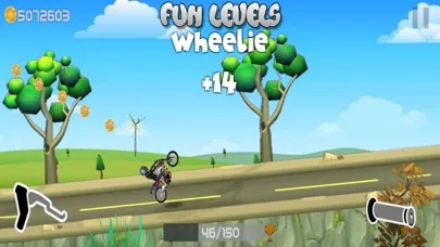 ภาพหน้าจอของ Wheelie Bike