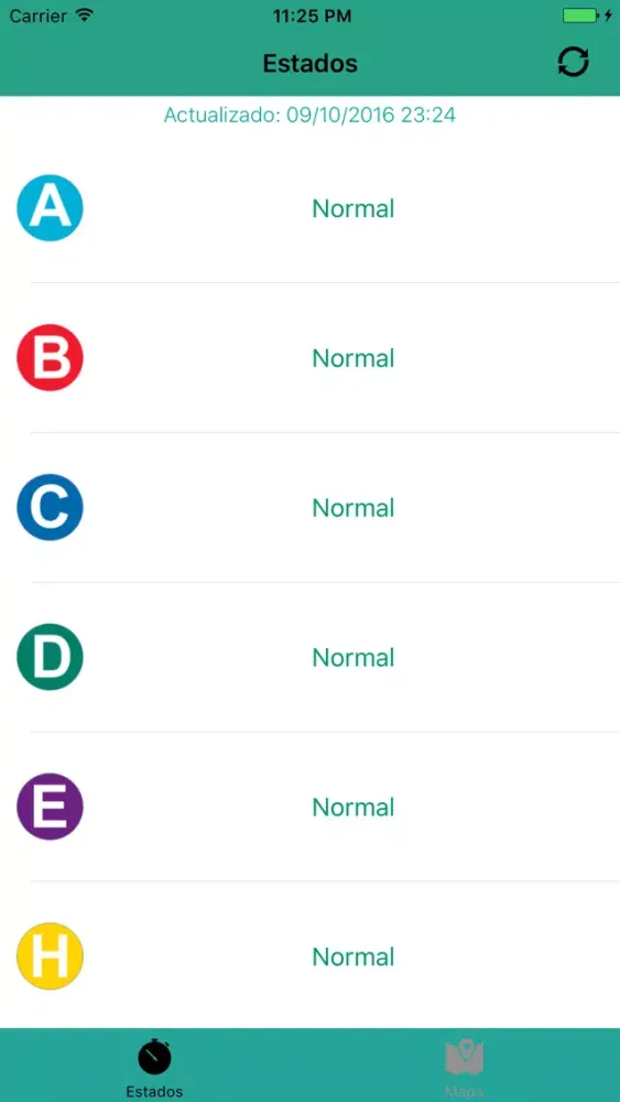 Скриншоты Estado del Subte