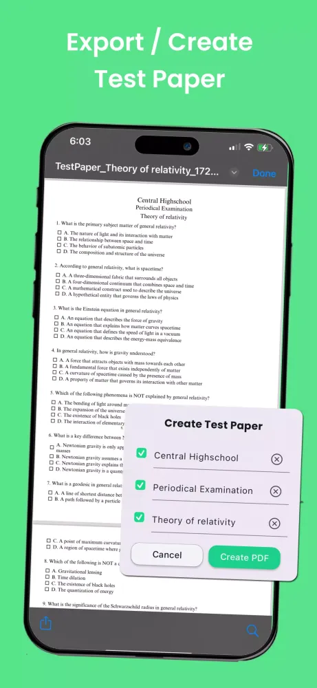 Zrzuty ekranu Quiz Maker Ai: Quizzes Creator