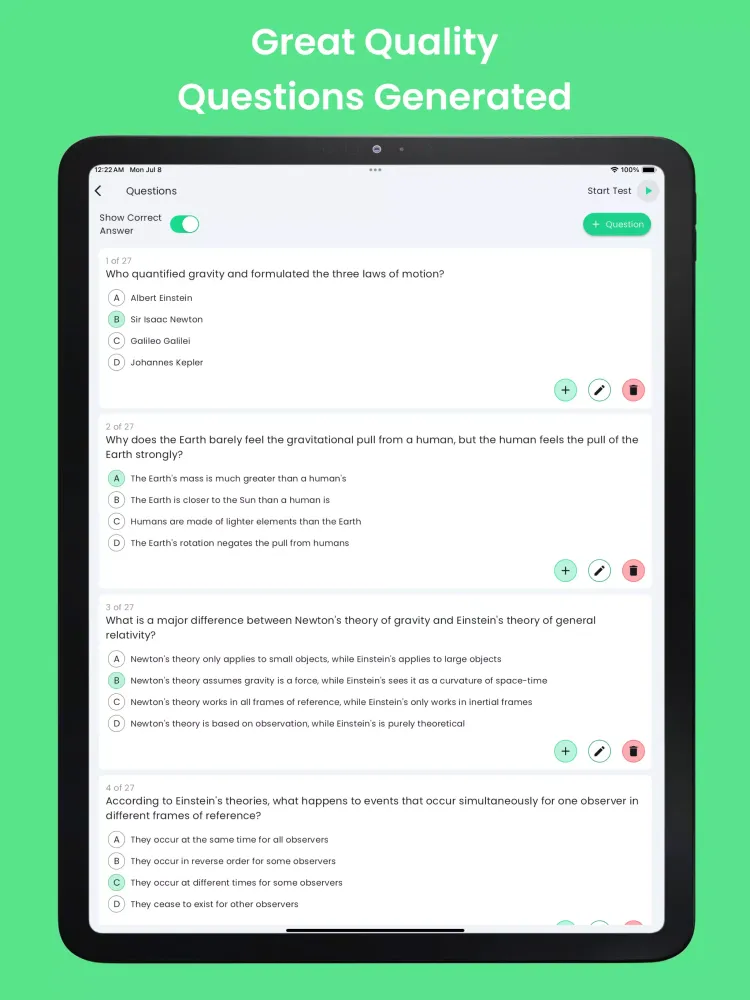 Zrzuty ekranu Quiz Maker Ai: Quizzes Creator