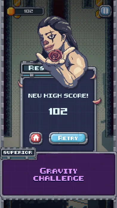Gravity Sprinter Pixel Screenshots