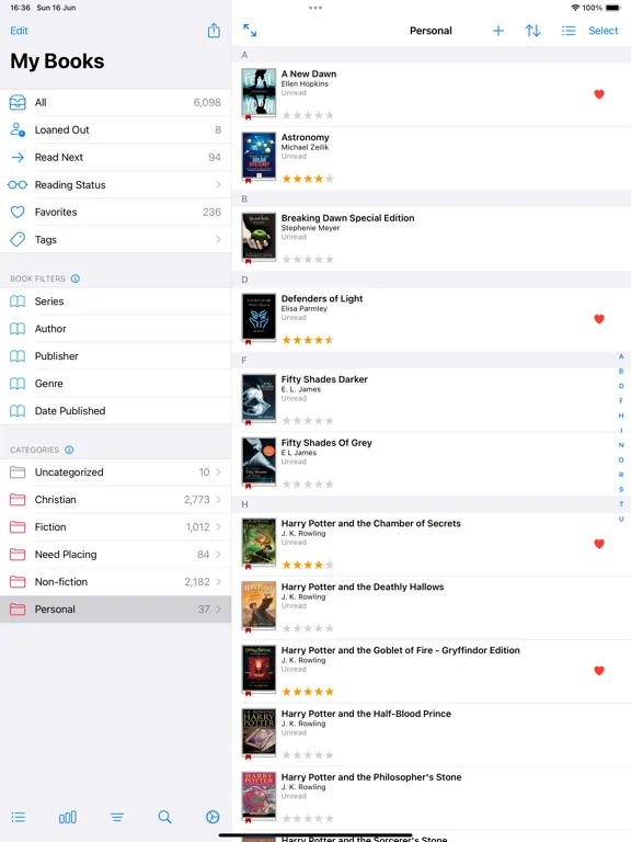 Captures d'écran de BookBuddy Pro: Library Manager iPad 
