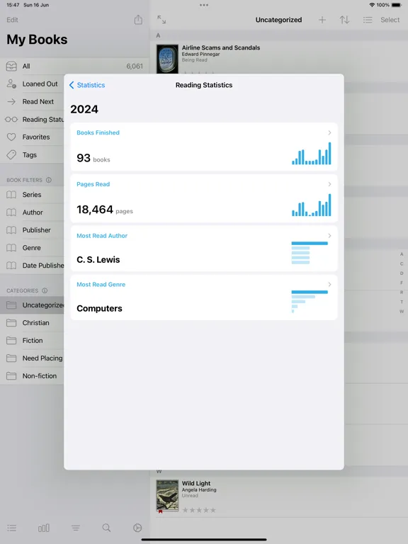 Captures d'écran de BookBuddy Pro: Library Manager iPad 