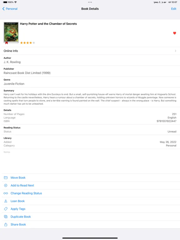 Captures d'écran de BookBuddy Pro: Library Manager iPad 