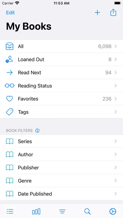 Captures d'écran de BookBuddy Pro: Library Manager