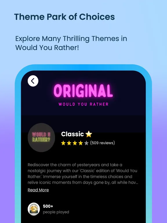 PartyDeck - Would You Rather iPad  Screenshots