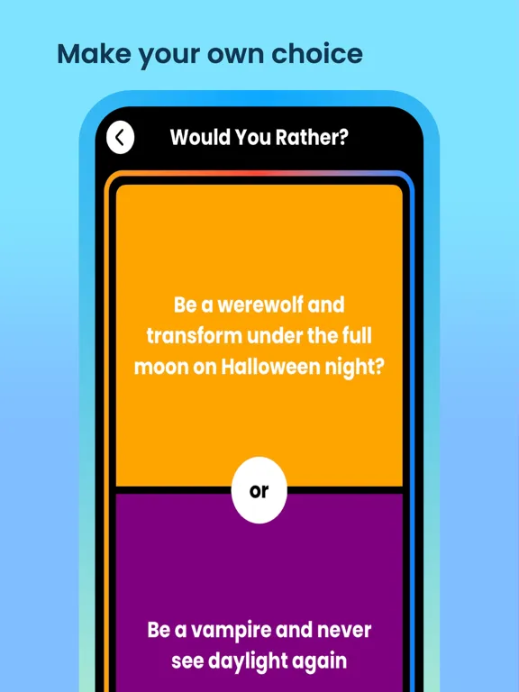PartyDeck - Would You Rather iPad  Screenshots