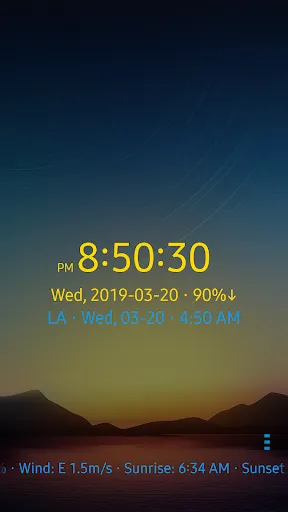 Capturas de pantalla de ClockView: Always On Clock