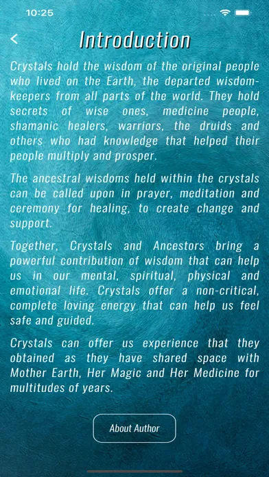 Captures d'écran de Crystal Medicine Wisdom-Oracle