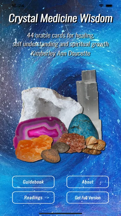 Captures d'écran de Crystal Medicine Wisdom-Oracle
