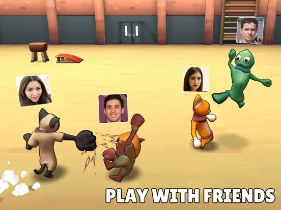 ภาพหน้าจอของ Battle Gang－Fun ragdoll beasts iPad 