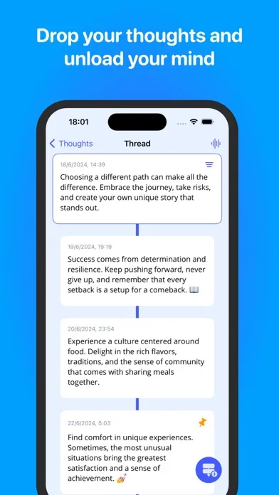 Thinkdrop: Drop your thoughts 스크린샷