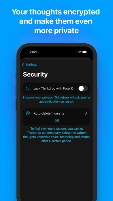 Thinkdrop: Drop your thoughts 스크린샷