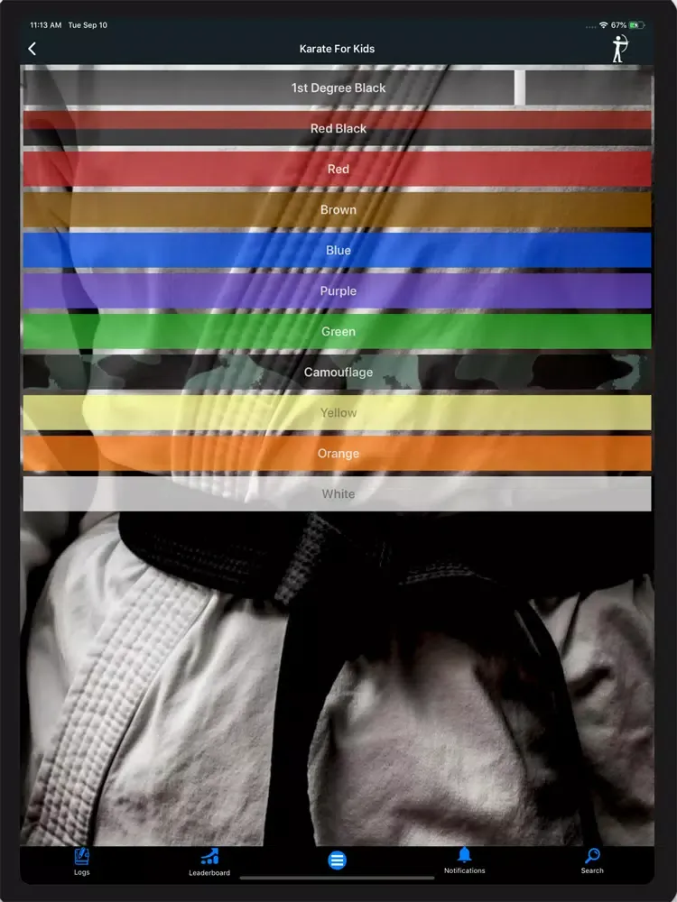 Johnson's Pride Martial Arts iPad  Screenshots