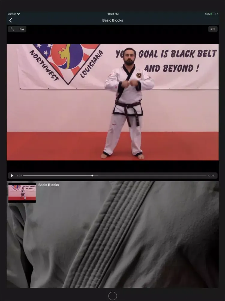 Ảnh chụp màn hình của Paks Karate of Louisiana iPad 