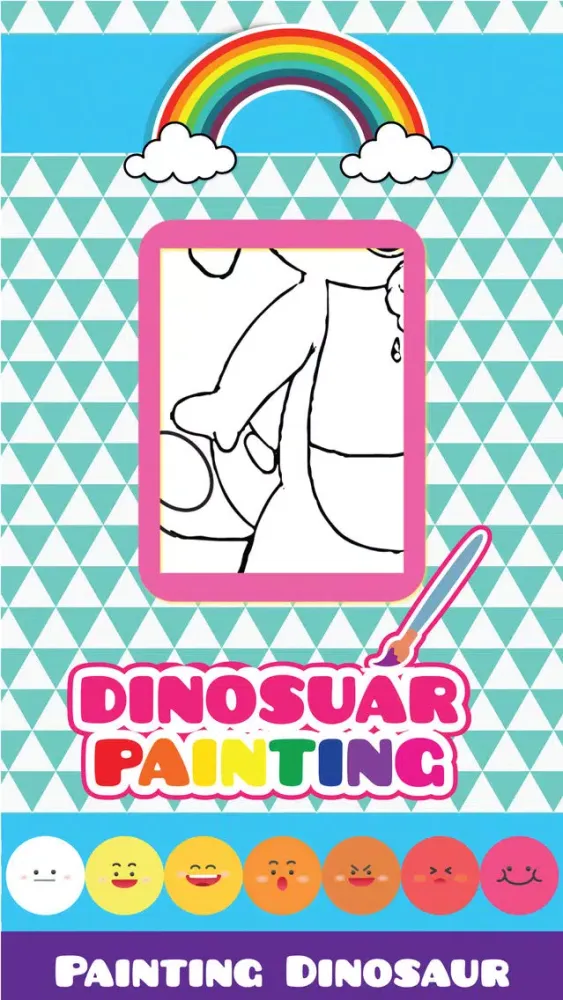 Jurassic Life Dinosaur Day Coloring Pages Barney Edition应用截图