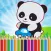 Panda Coloring For Kids learning Second Edition