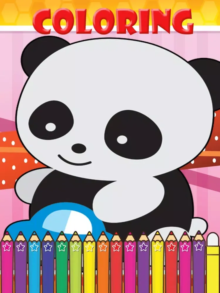 Screenshot di Panda Coloring For Kids learning Second Edition iPad 