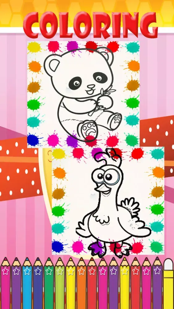 Screenshot di Panda Coloring For Kids learning Second Edition