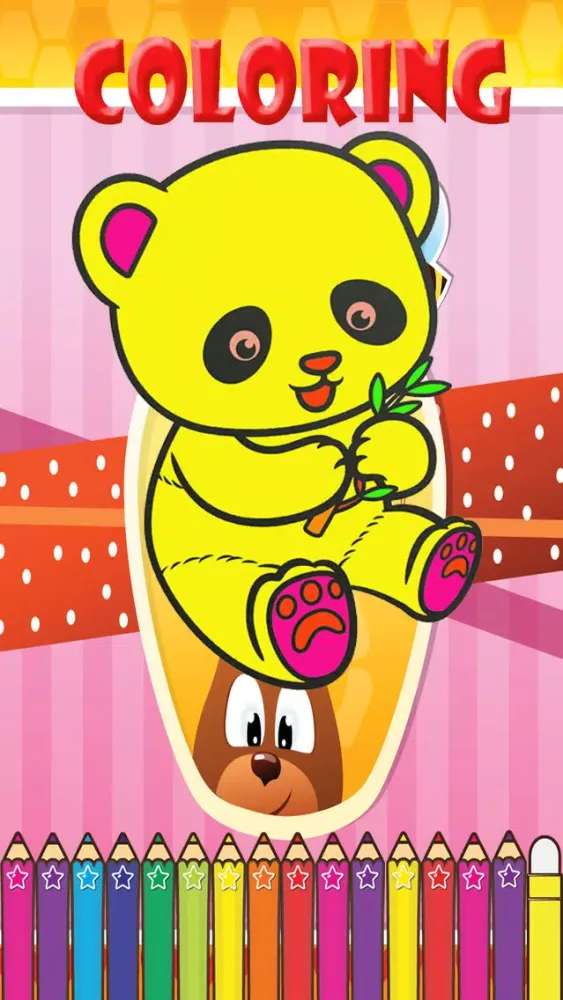 Screenshot di Panda Coloring For Kids learning Second Edition