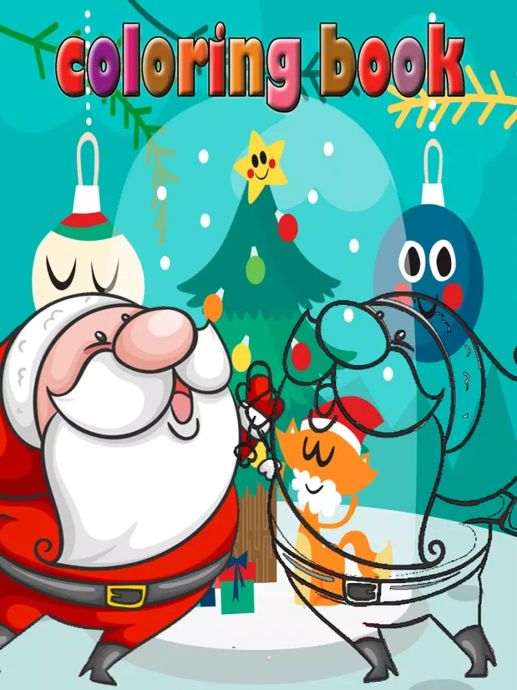 Tangkapan layar Christmas Coloring for kid Holiday Games iPad 